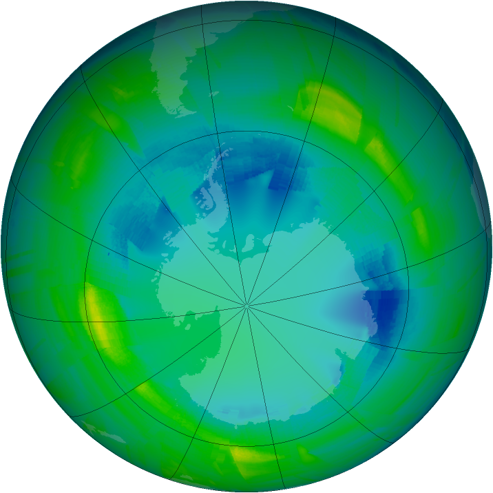 Ozone Map 2010-08-15